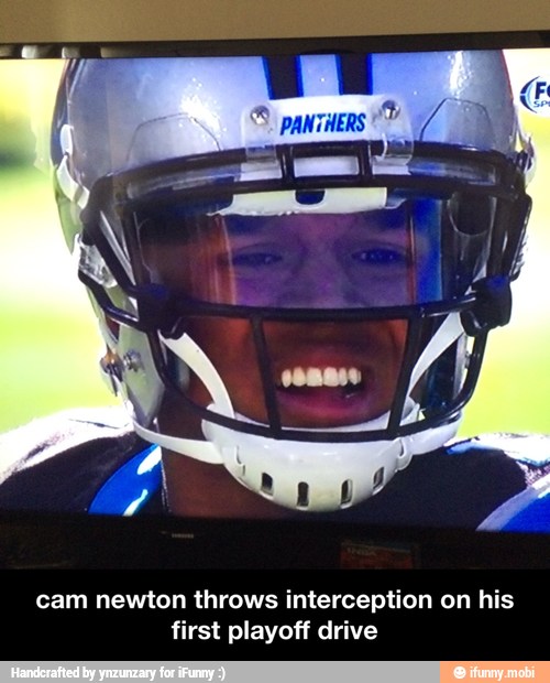 cam newton throws interception on his
first playoff drive - cam newton throws interception on his first playoff drive