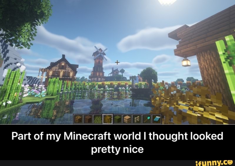 Part of my Minecraft world I thought looked pretty nice - Part of my Minecraft world I thought looked pretty nice