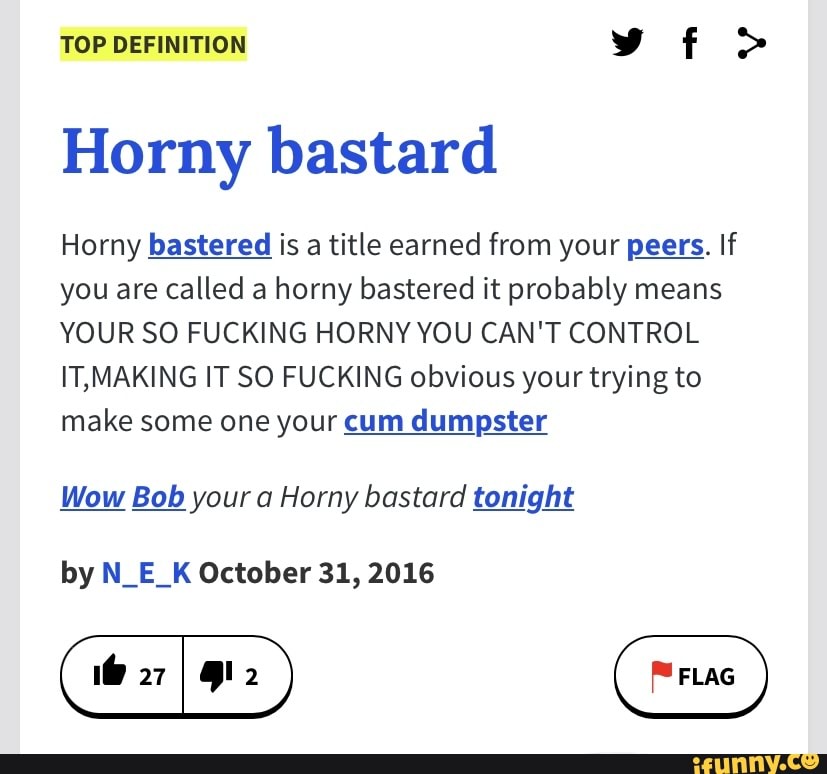 Horny Means