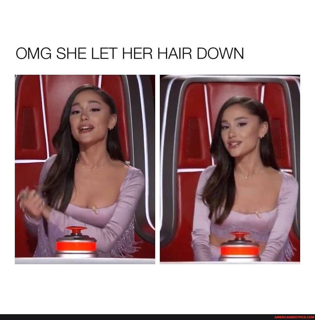 OMG SHE LET HER HAIR DOWN America’s best pics and