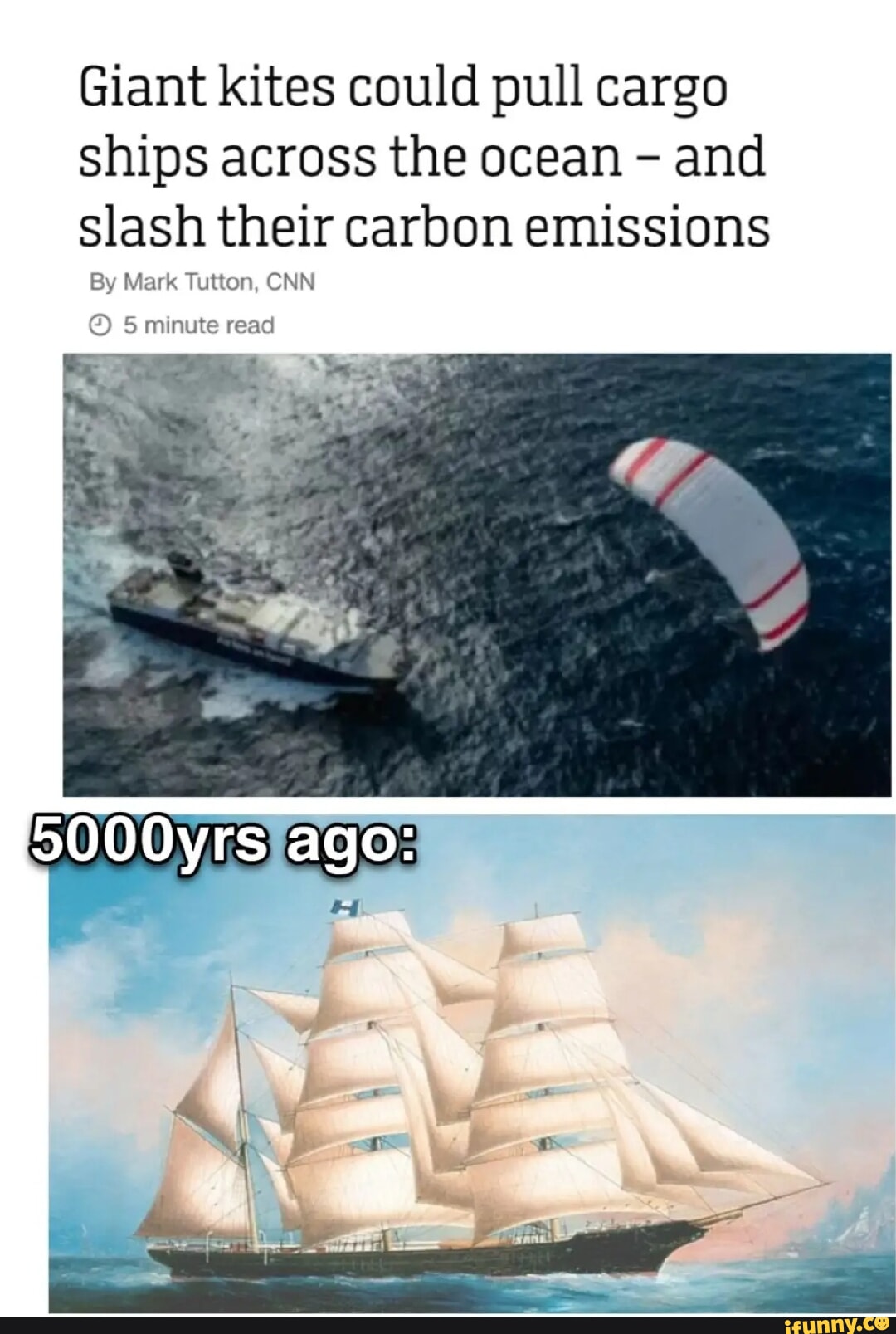 Giant kites could pull cargo ships across the ocean - and slash their ...