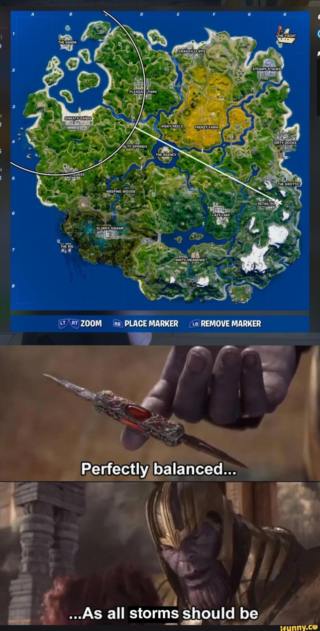 ZOOM PLACE MARKER REMOVE MARKER / Perfectly balanced...As all