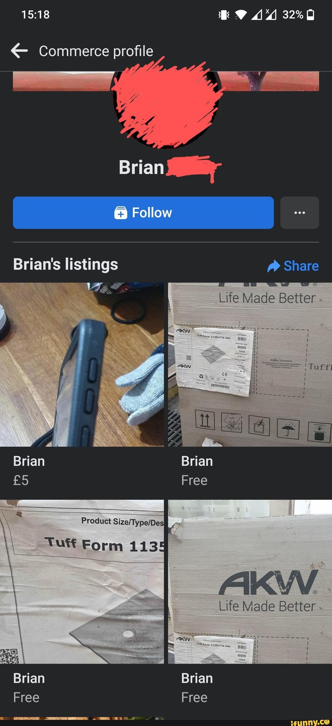 eerste boiler Grof AA Commerce profile Brian Follow Brian's listings Share Life Made Better  Brian Free Product SkzaliypalOes Form Life Made Better Brian Brian Free  Free - )