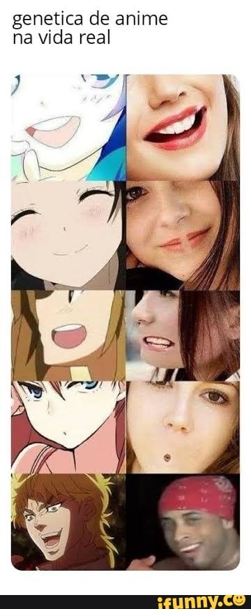 genetica de anime na vida real