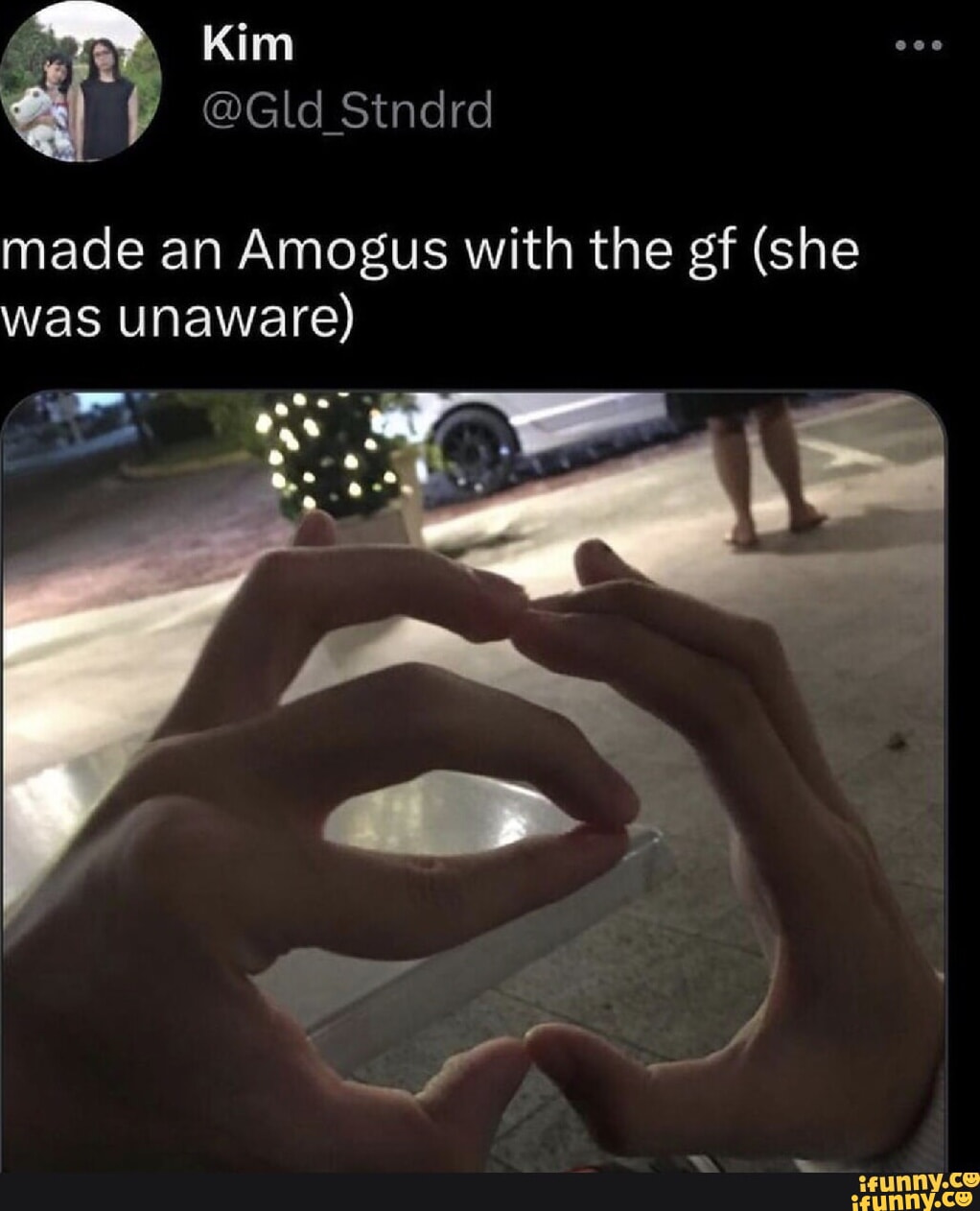 kim-made-an-amogus-with-the-gf-she-was-unaware-cs-ifunny