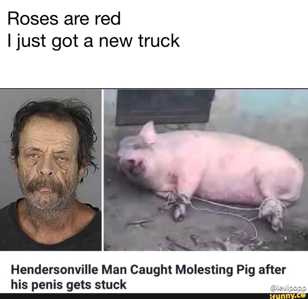 Roses are red I just got a new truck Hendersonville Man Caught Molesting Pi...