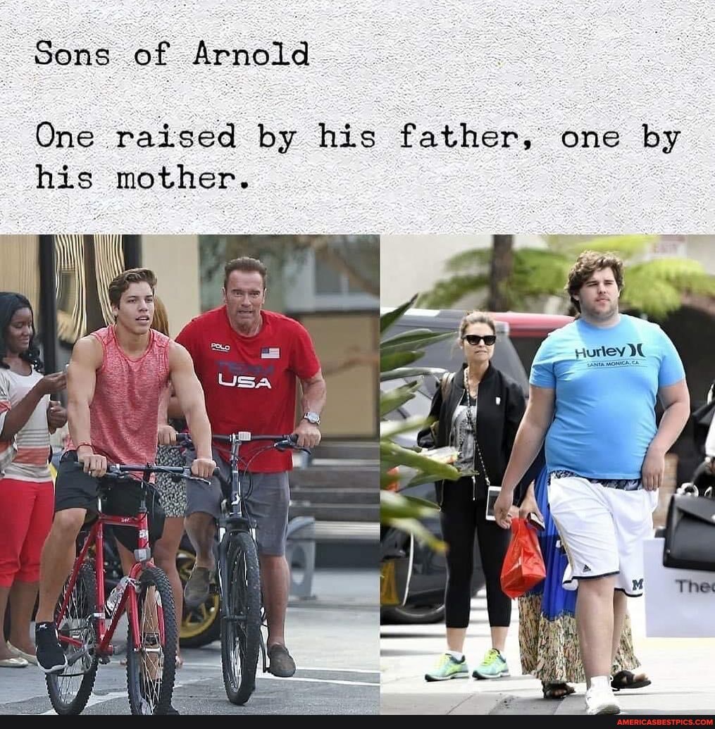 Sons of Arnold
One raised by his father, one by his mother.