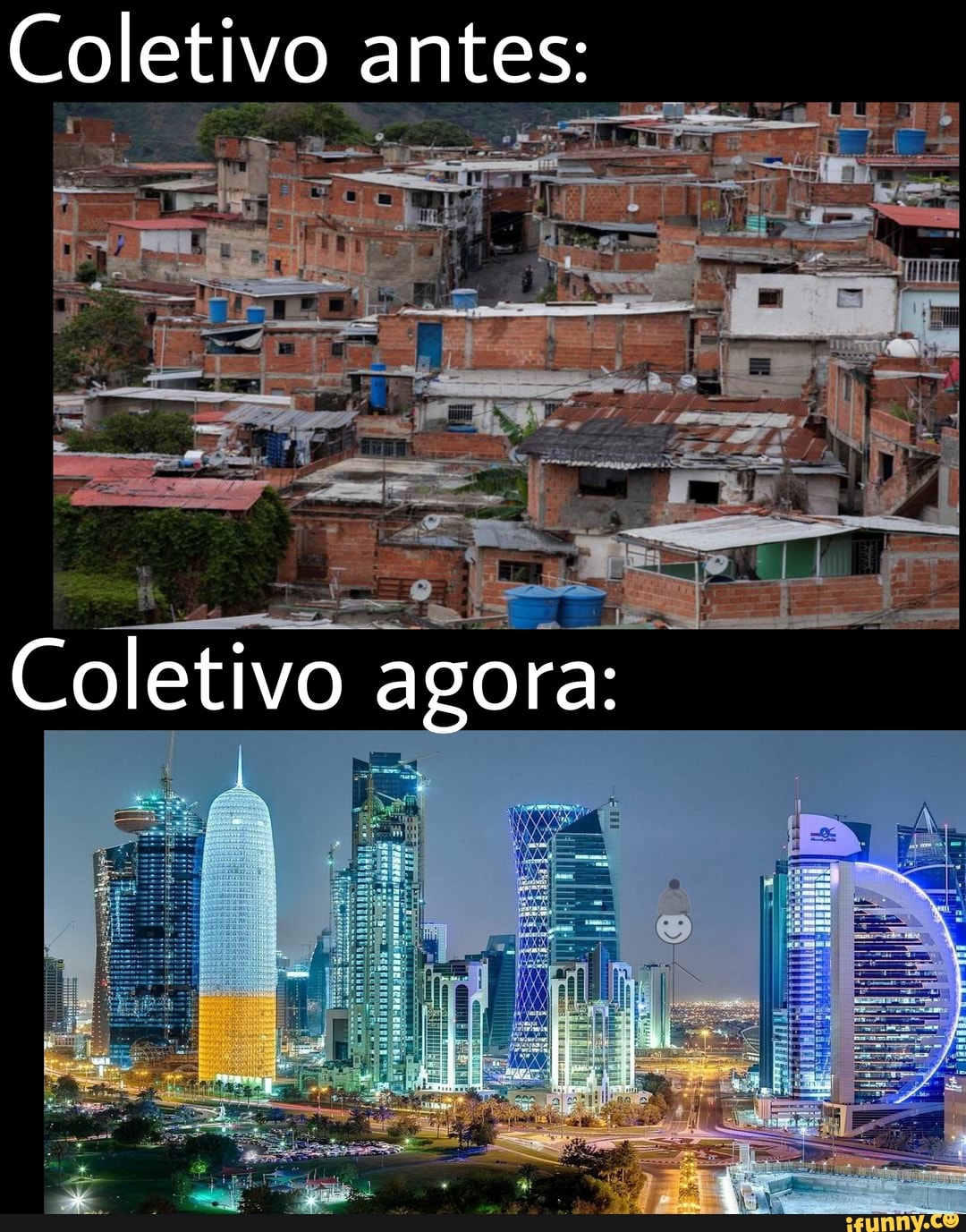 Coletivo antes:
Coletivo agora: