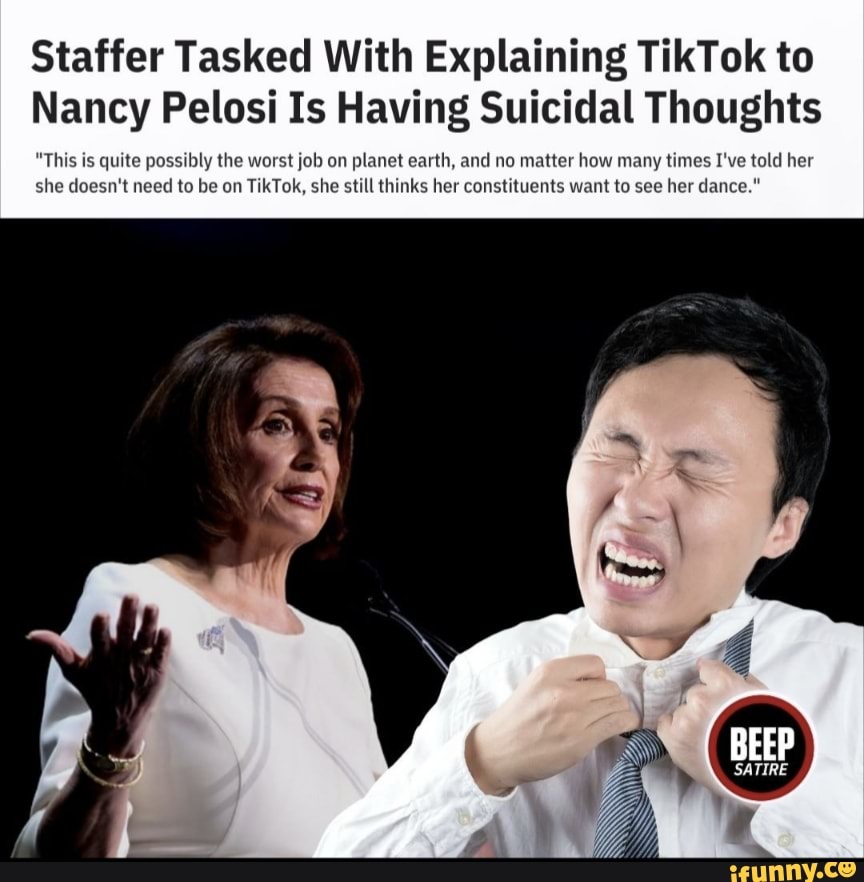 Staffer Tasked With Explaining TikTok to Nancy Pelosi Is Having ...