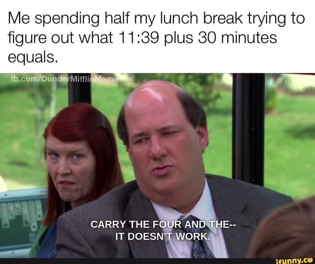 I have to try to break. I have to try to break