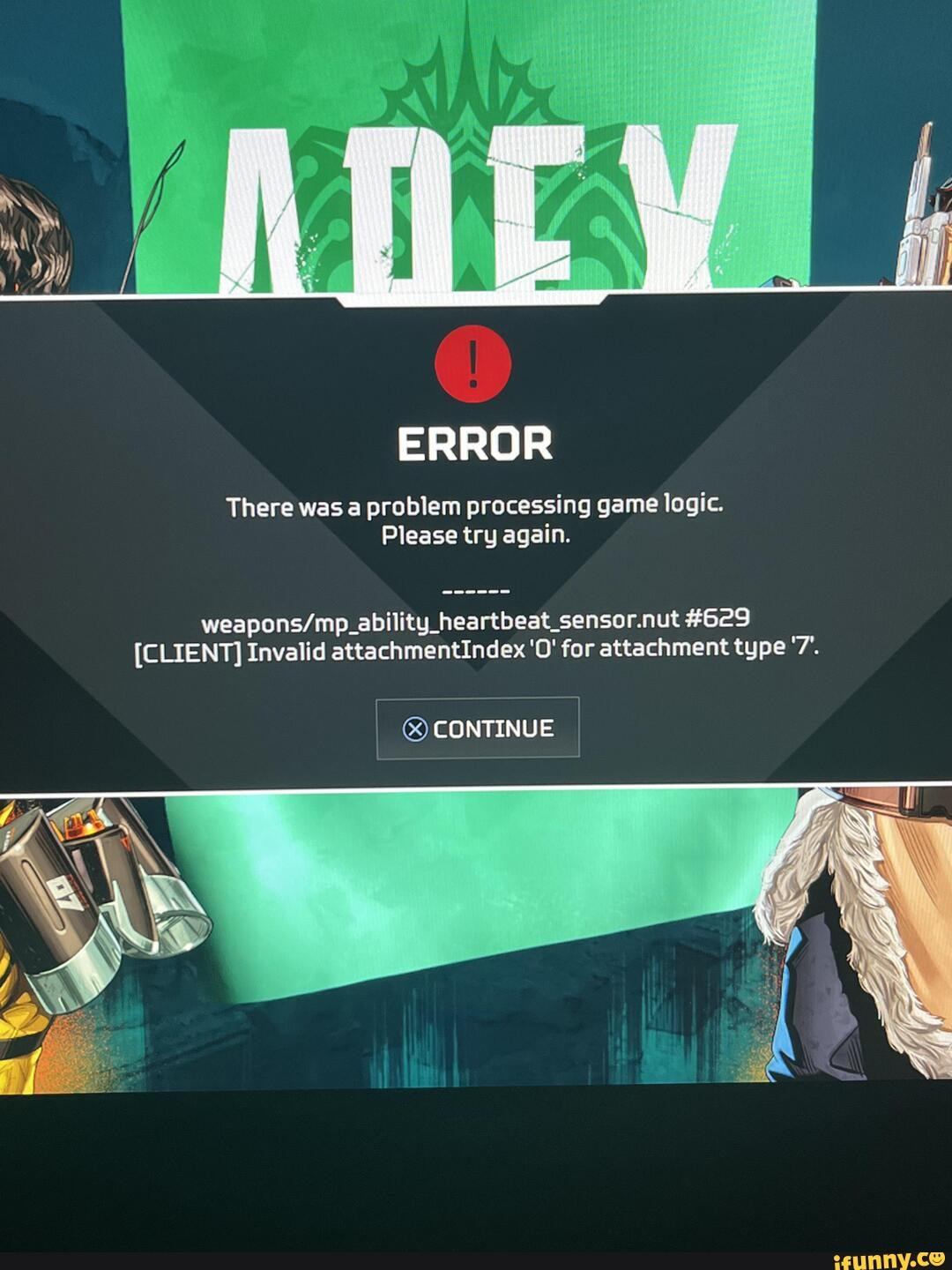 There was a problem processing game logic please try again apex legends ошибка