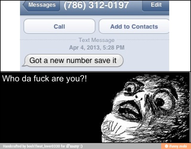 Got a new number save it