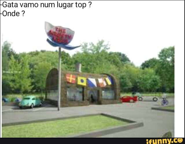 Gata vamo num lugar top