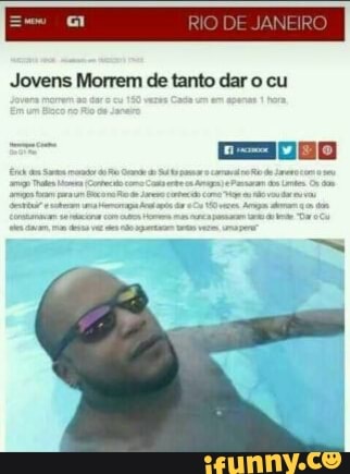 Jovens Morrem de tanto dar o cu