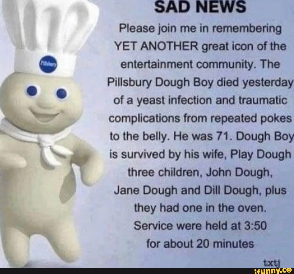 pillsbury doughboy died