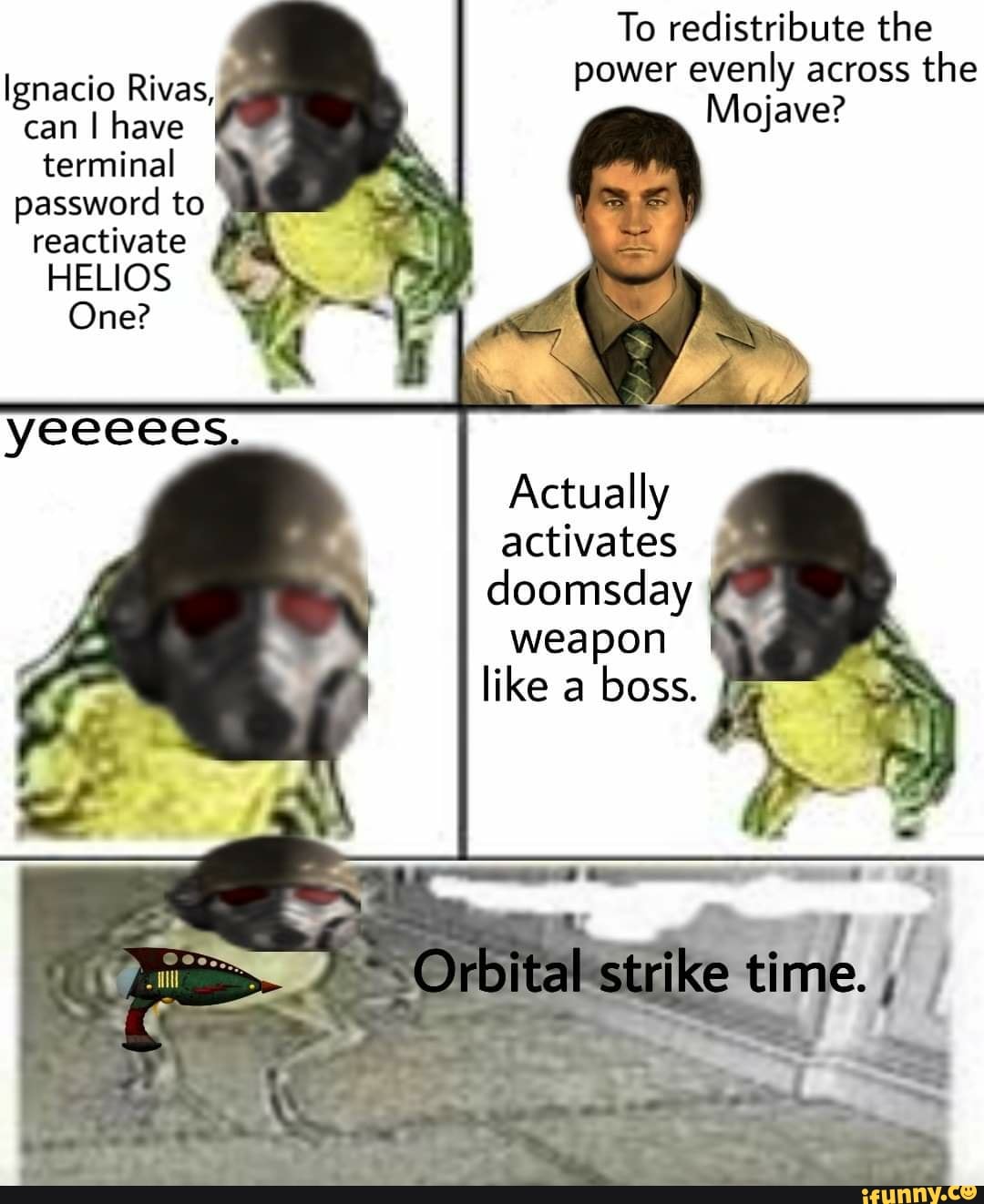 To redistribute the power evenly across the Mojave? Ignacio Rivas, can ...