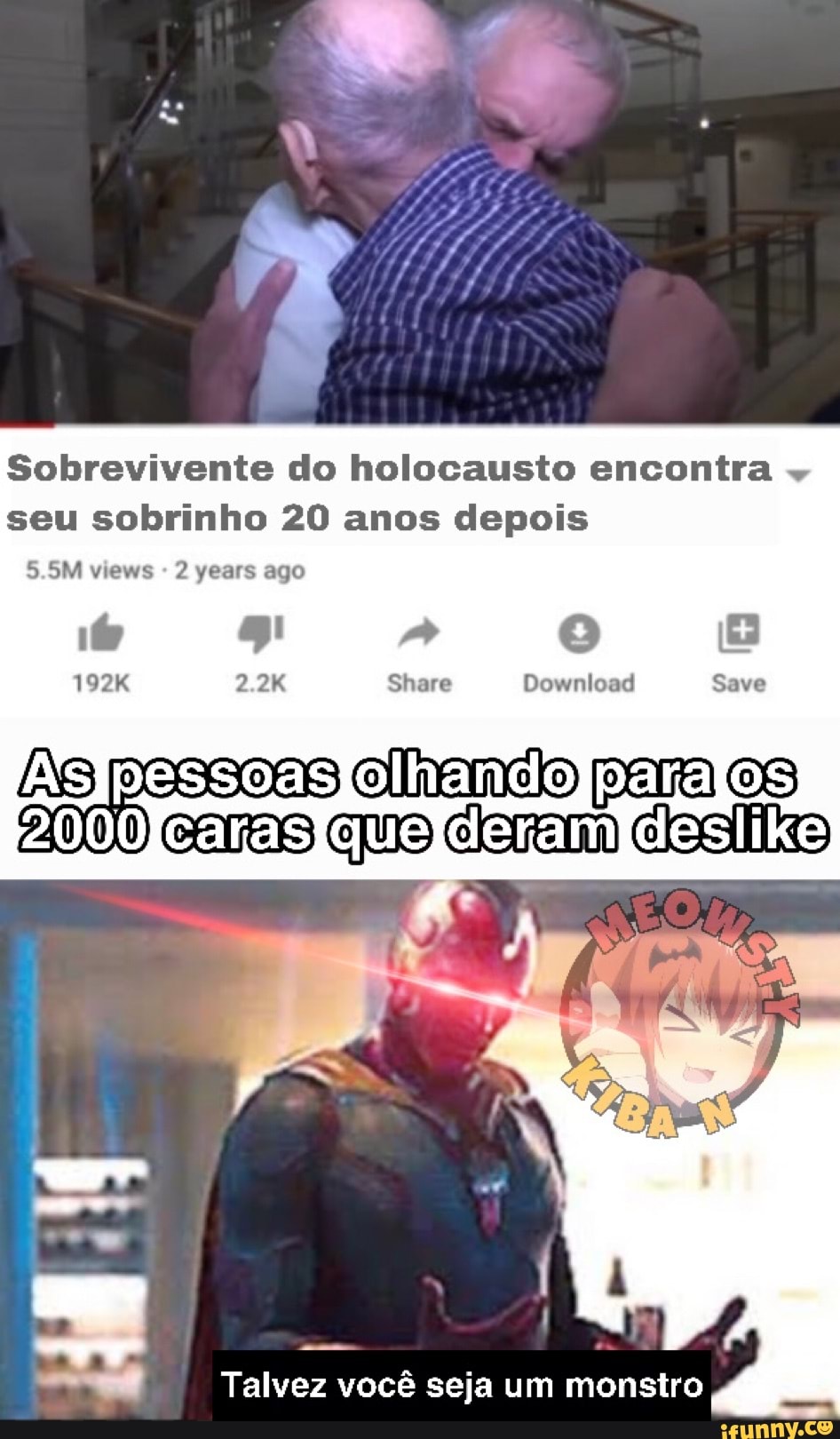 F
ú
Sobrevivente do holocausto encontra
seu sobrinho 20 anos depois
5.5M views 2 years ago
192K 2.2K Tet Download Save
Ripa Anat, es AGUS