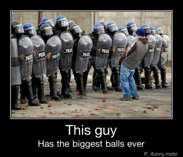 The Man With Biggest Balls