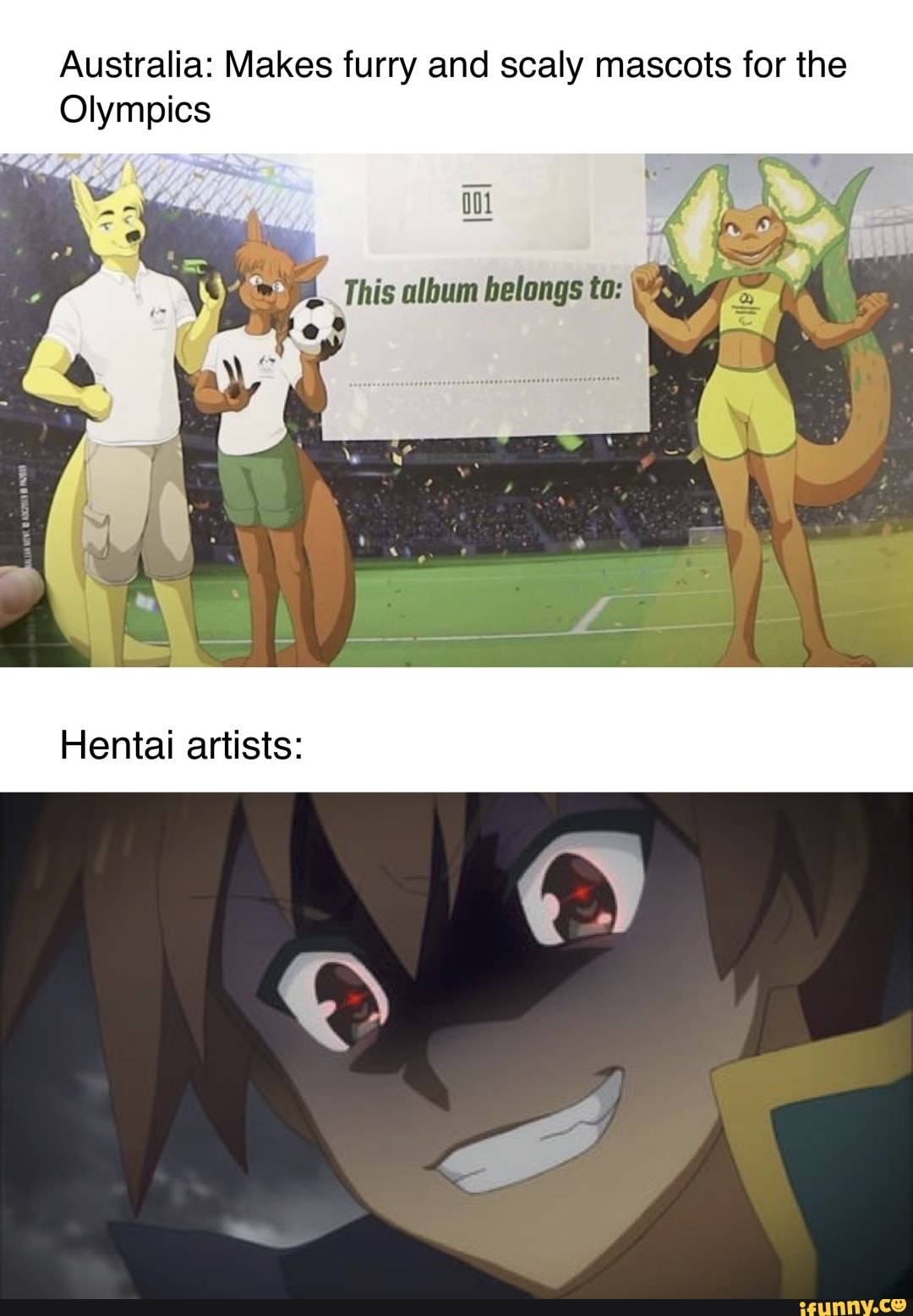 vejspærring pegs Gentage sig Australia: Makes furry and scaly mascots for the Olympics Hentai artists: -  )