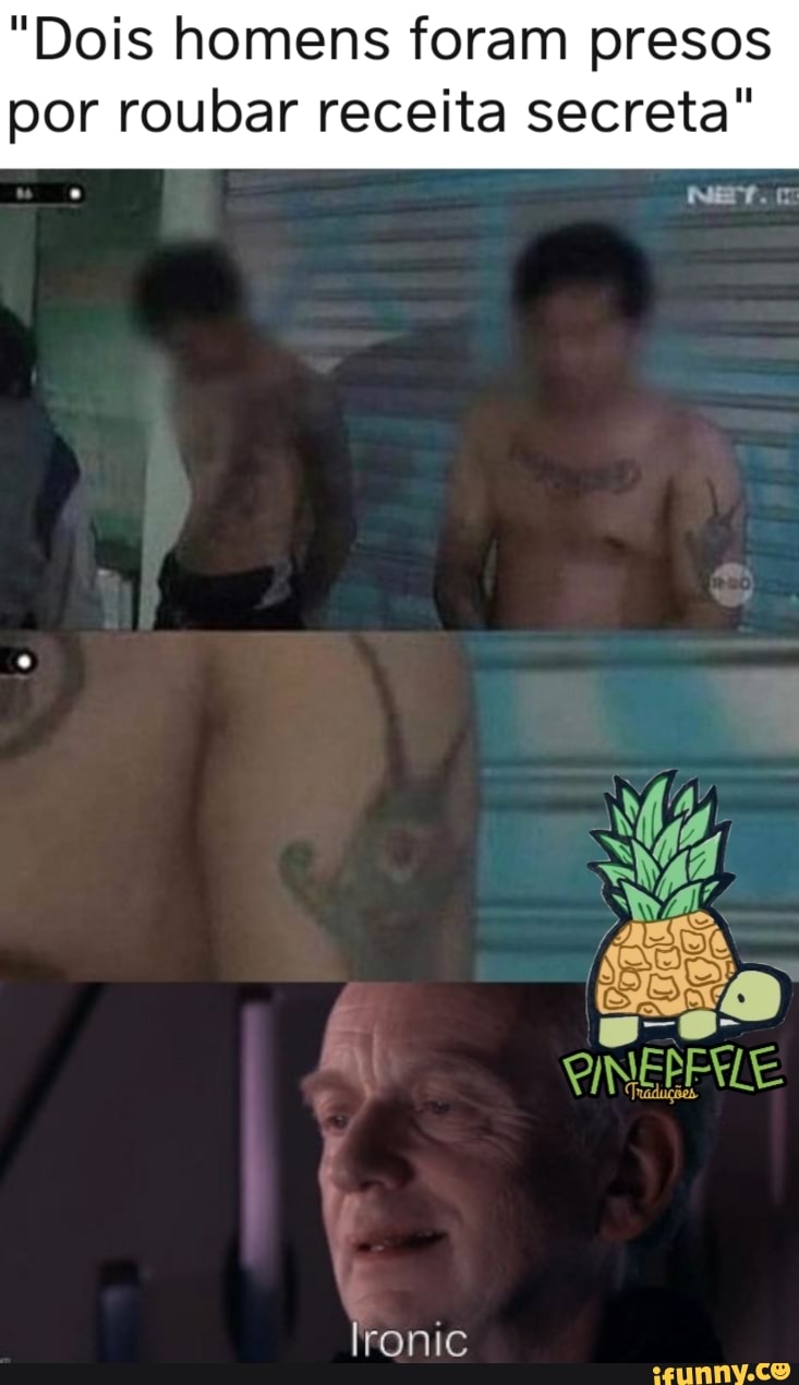 "Dois homens foram presos
por roubar receita secreta"