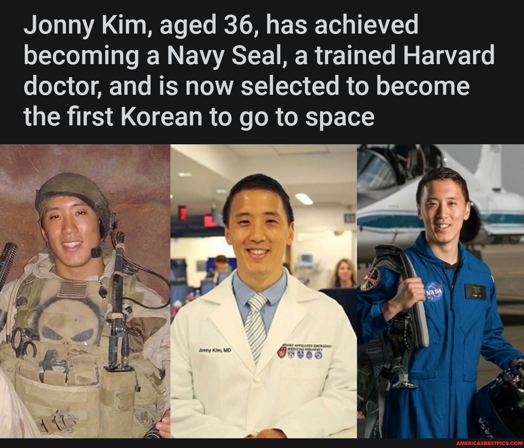 Jonny Kim, aged 36, has achieved becoming a Navy Seal, a trained Harvard doctor, and is now selected to become the first Korean to go to space