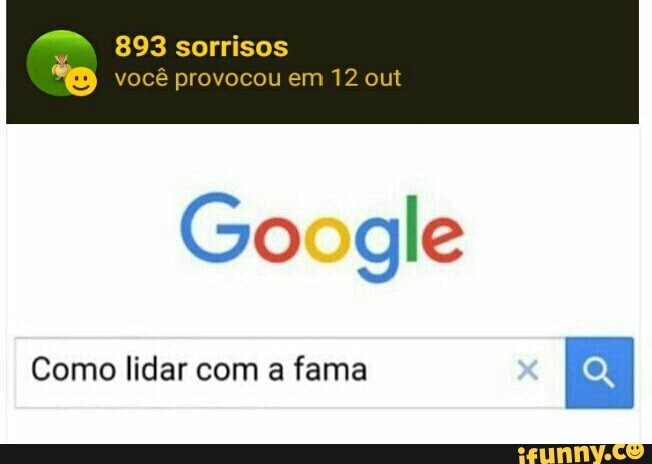 "O você provocou em 12 out
Google