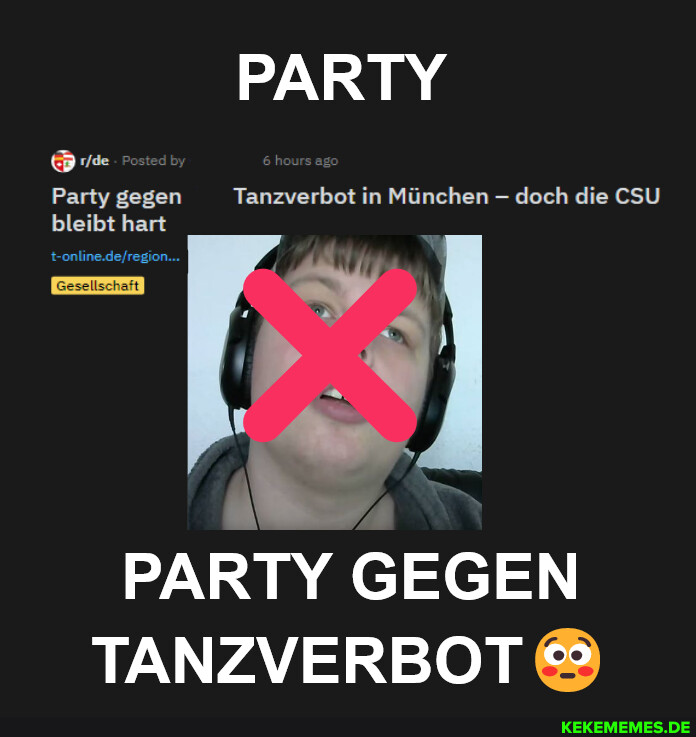 PARTY Posted b Party gegen Tanzverbot in Miinchen - doch die CSU bleibt hart PAR