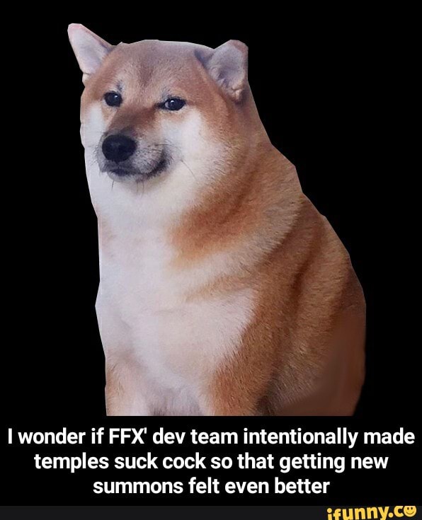 wonder if FFX' dev team intentionally made temples suck cock so that getting new summons felt even better - I wonder if FFX' dev team intentionally made temples suck cock so that getting new summons felt even better