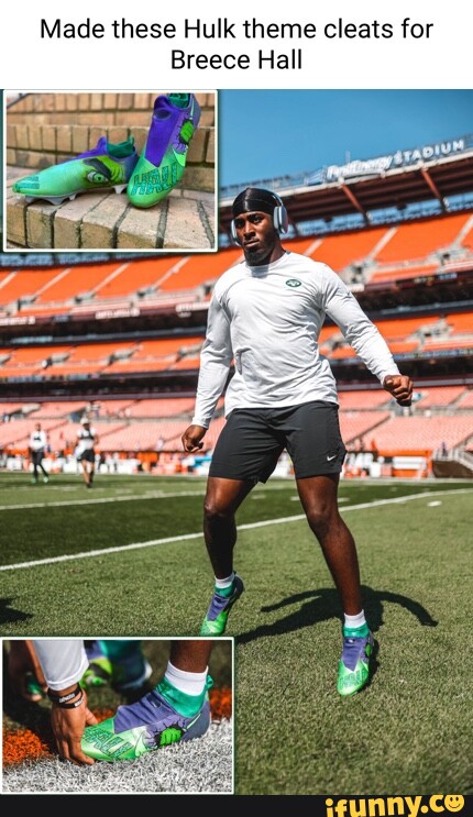 hulk football cleats