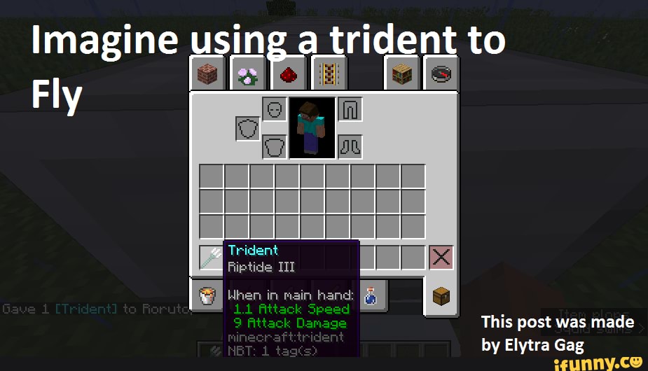 trident minecraft dmg