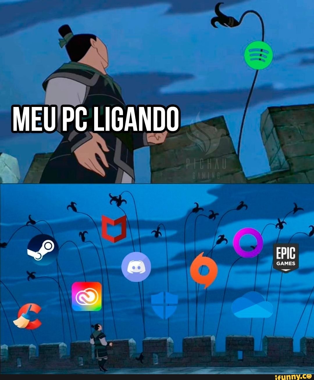 MEU PC LIGANDO
dá ER