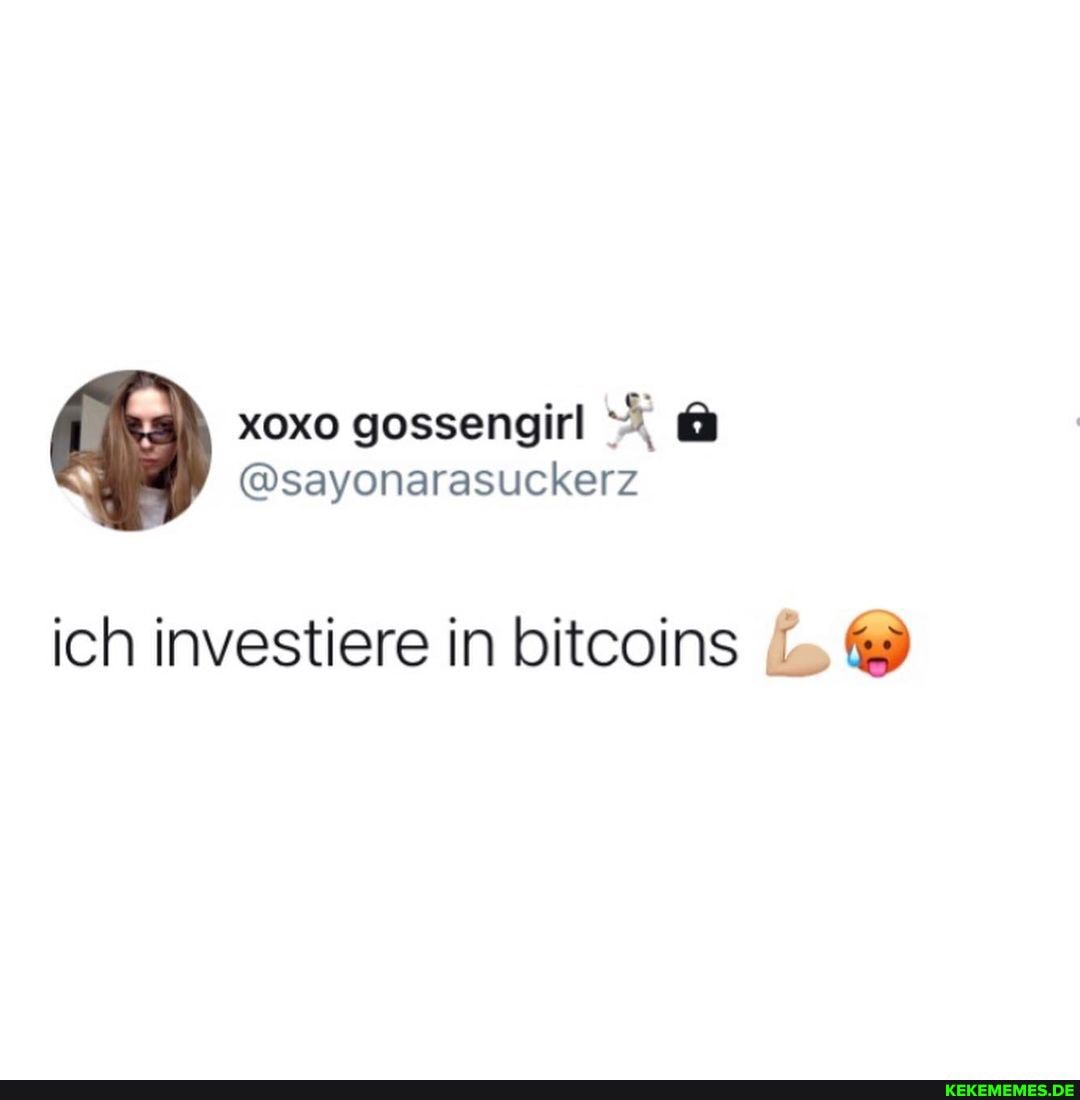 ich investiere in bitcoins