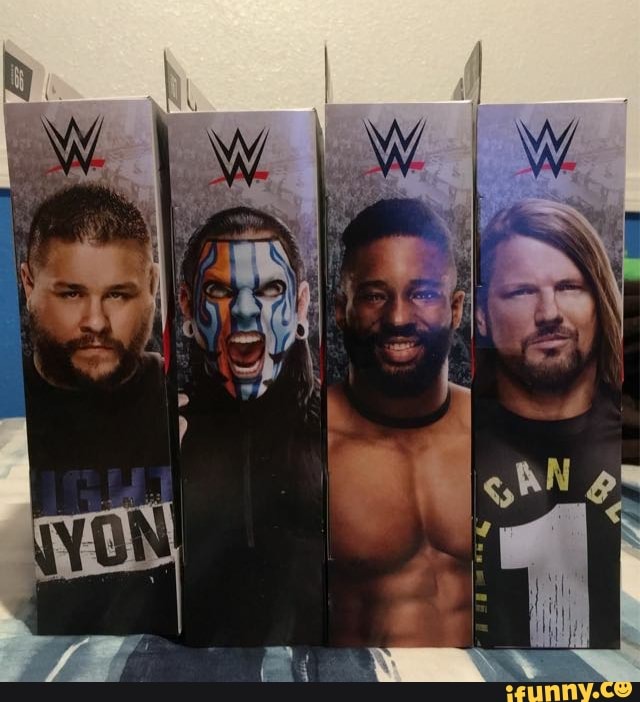 figures, wwe, jeffhardy, ajstyles, kevinowens, cedricalexander, wrestling