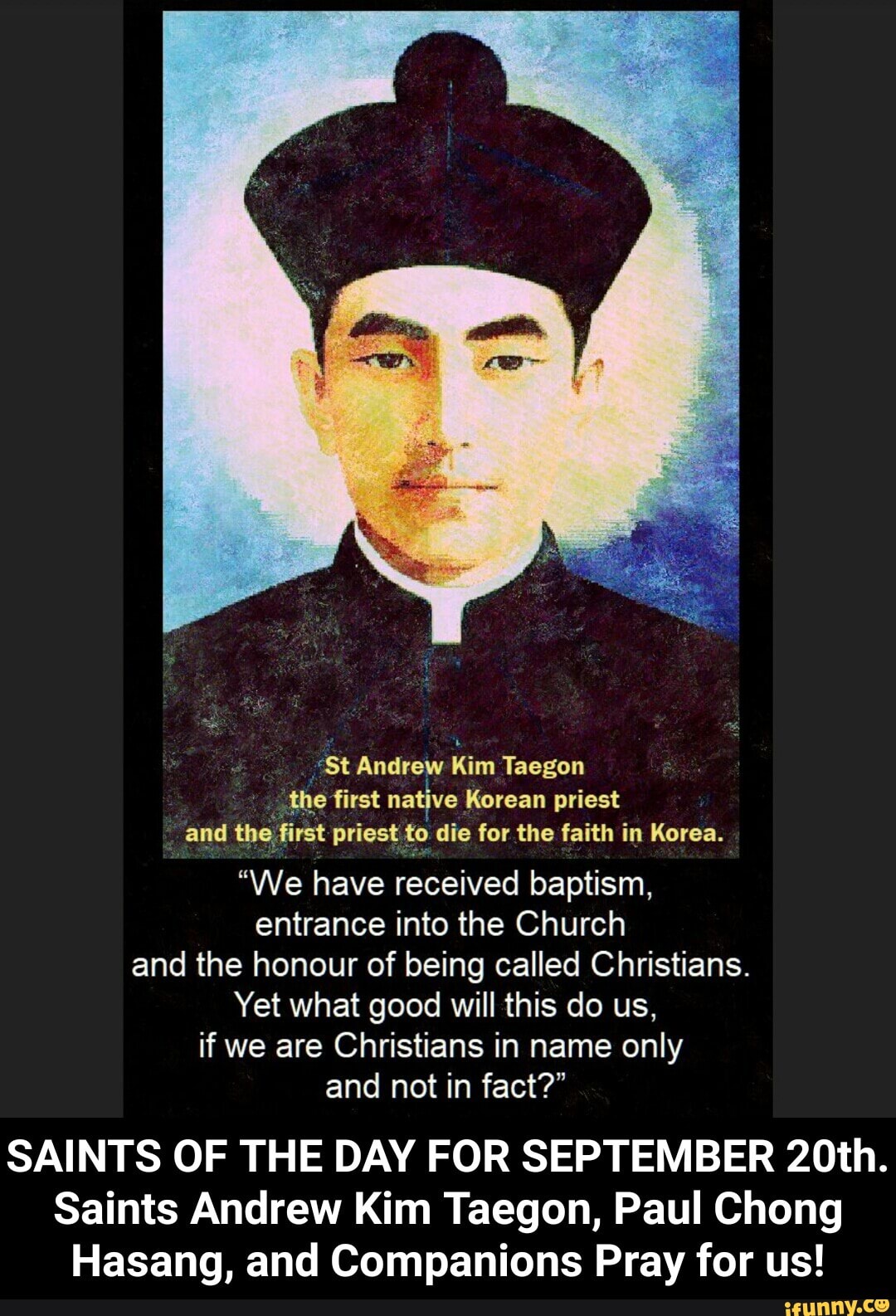 St Andrew Kim Taegon The First Native Korean Priest And The First Priest To Die For The Faith In 