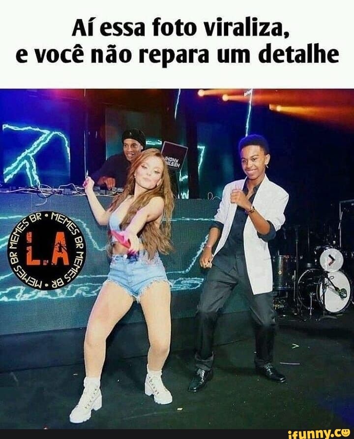 Aí essa foto viraliza, e você não repara um detalhe