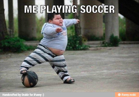 PLAYING SOCCER
of
