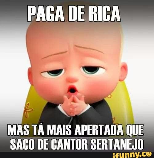 M QUE
SACO DE CANTOR SERTANEJO