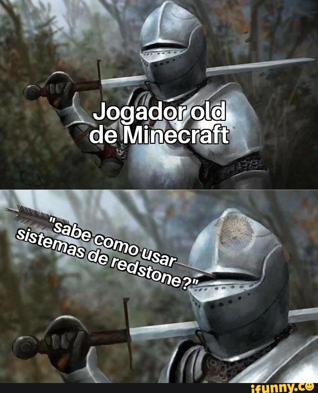 Jogador old,
de Minecraft