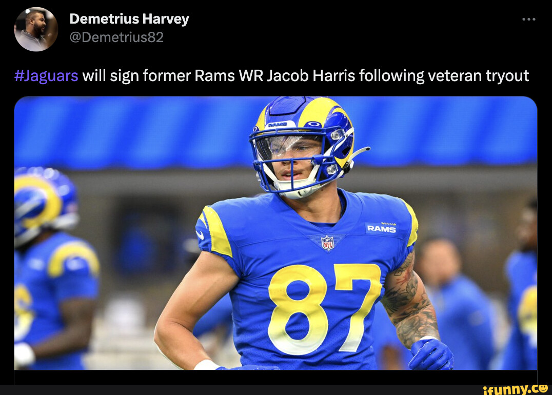 Jaguars to sign former Rams WR Jacob Harris after veteran tryout