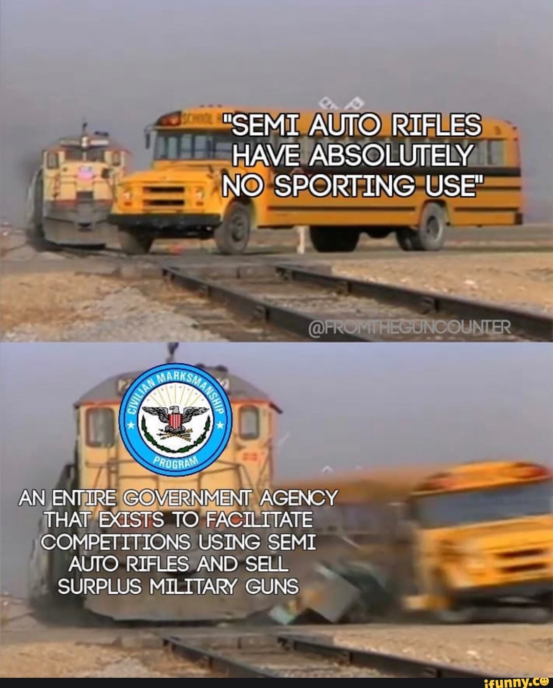 THAT
EXIS:
'COMPETITIONS USING SEMI
Y
AUTO RIFLES AND SELL
SURPLUS MILITARY GUNS