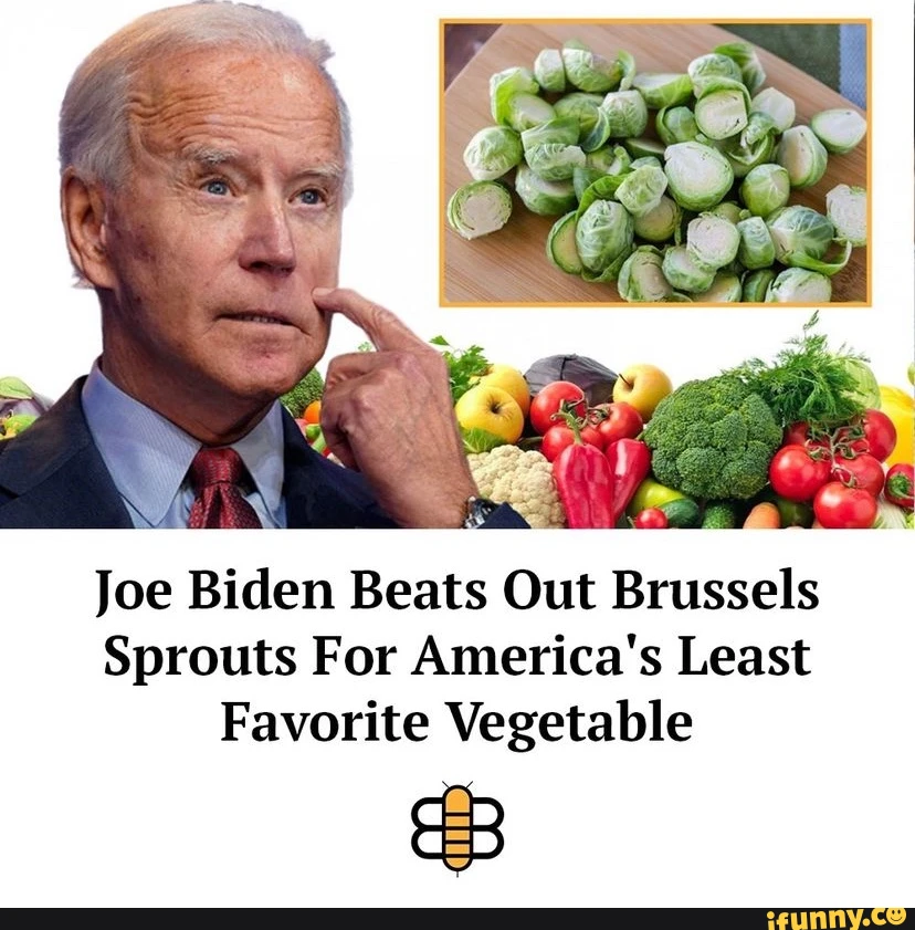 Joe Biden Beats Out Brussels Sprouts For America's Least Favorite Vegetable