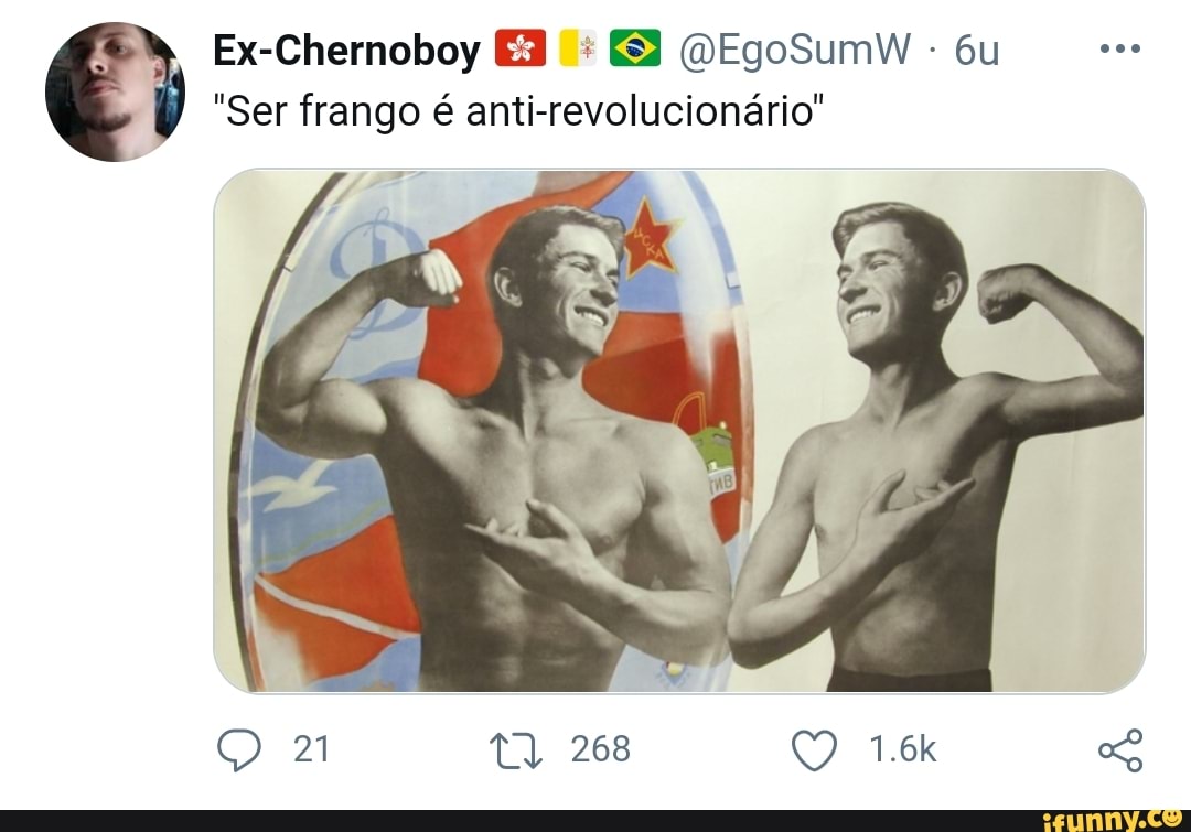 "Ser frango é anti-revolucionário"