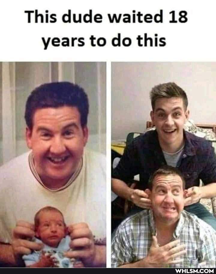 This dude waited 18 years to do this
