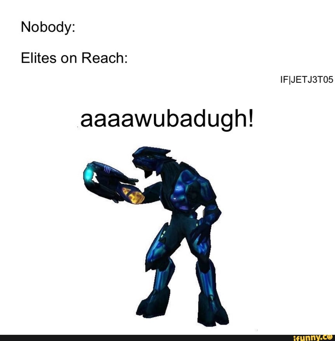 Nobody Elites On Reach aawubadugh Ifunny