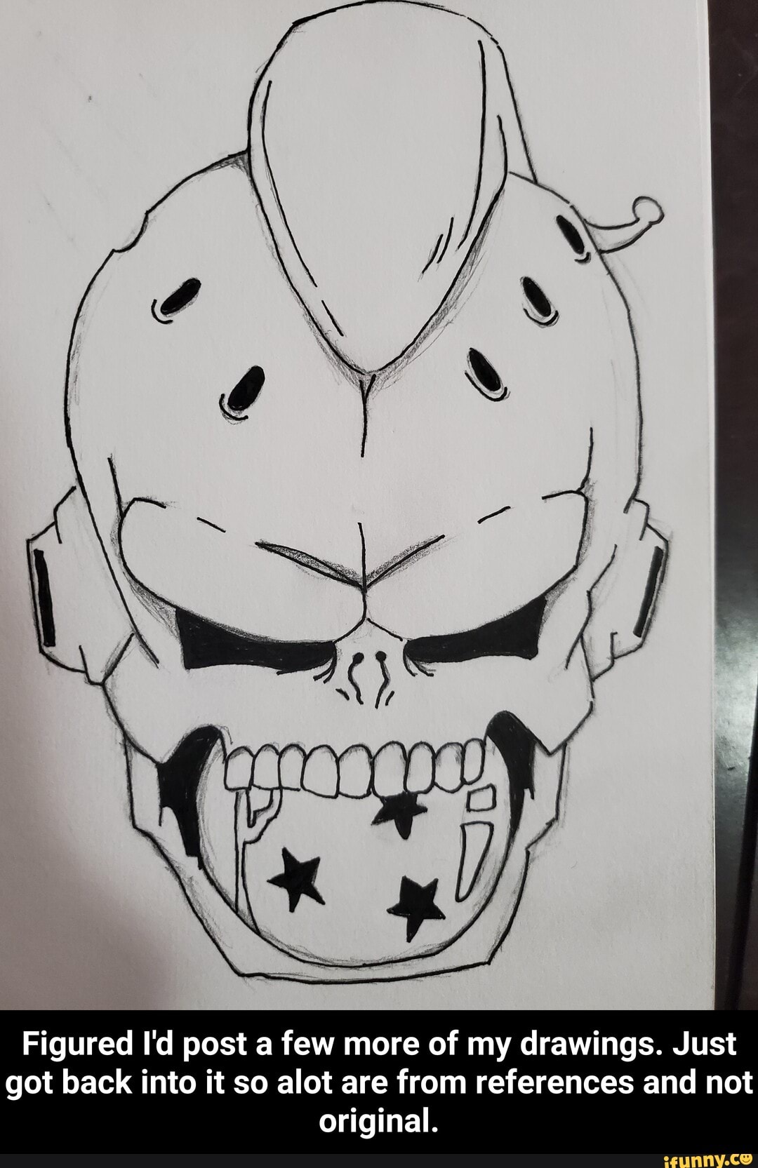 Figured I'd post a few more of my drawings. Just got back into it so ...