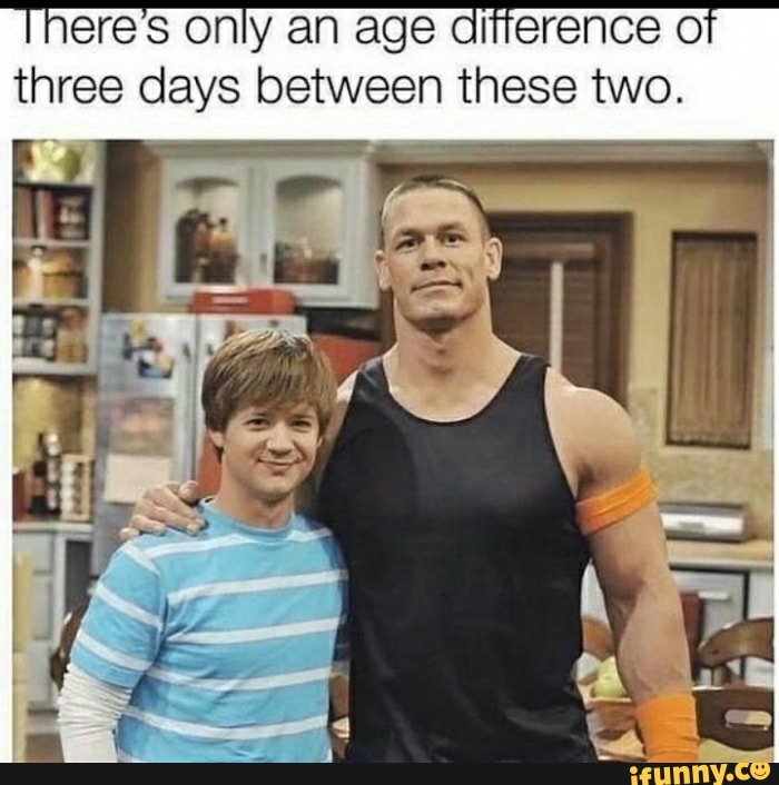 eres only an age difference o three days between these two.