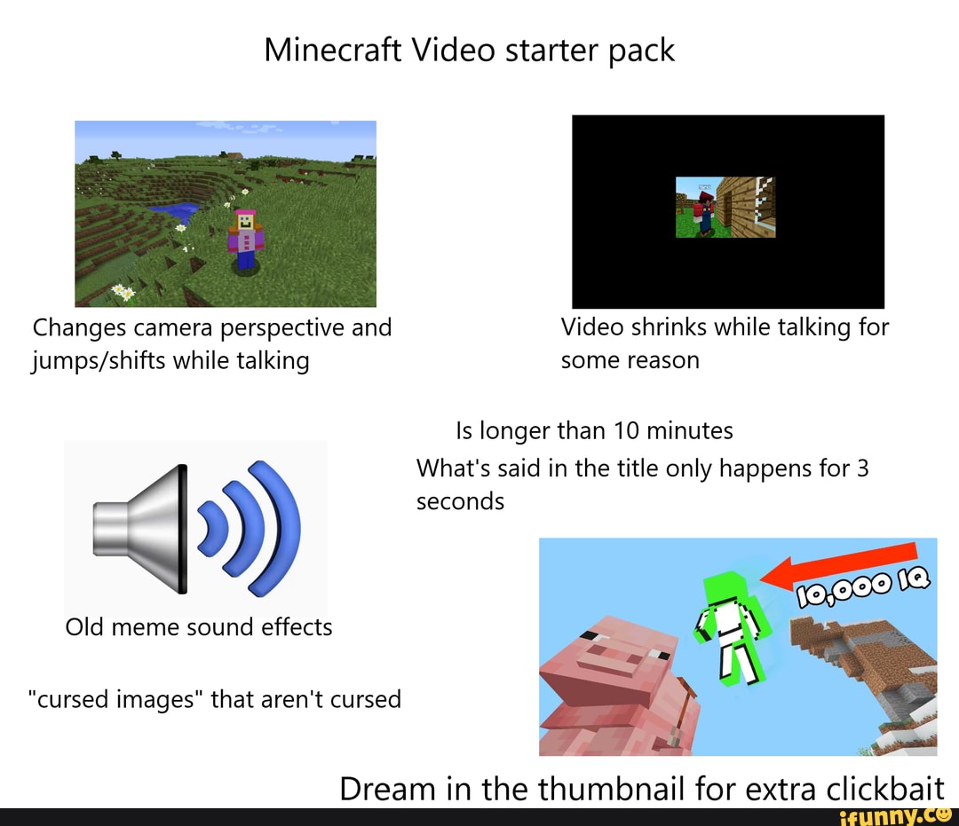minecraft sound effects meme
