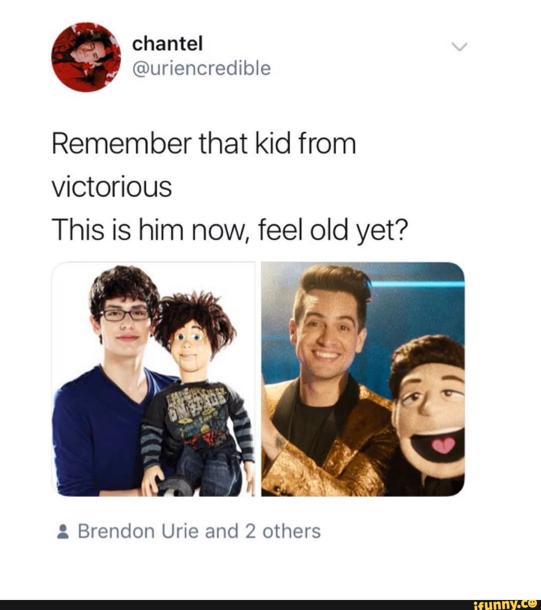 Remember that kid from This is him now, feel old yet? : Brendon Urie ...