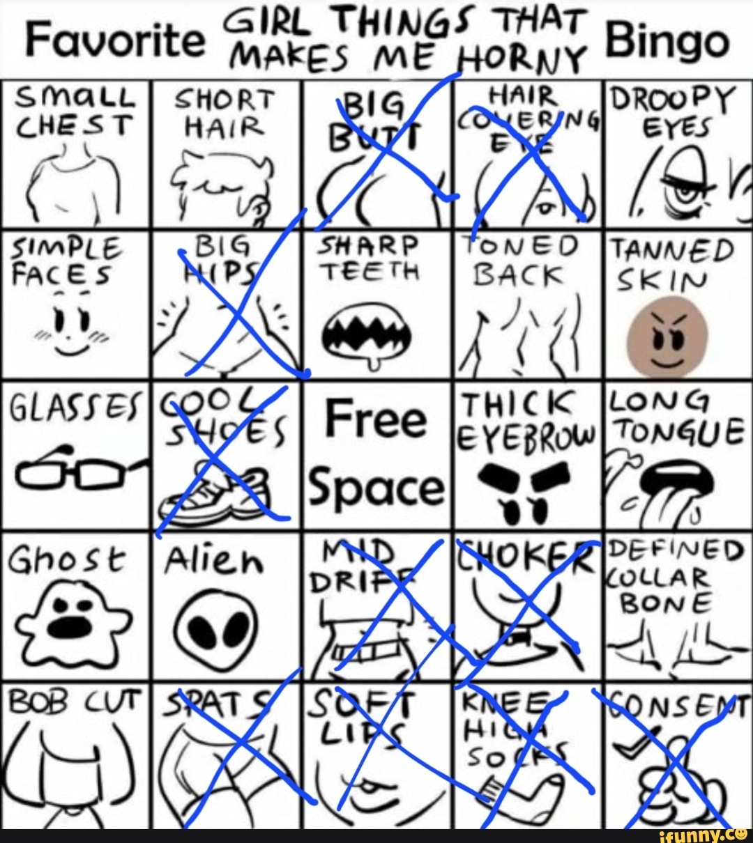 Horny bingo