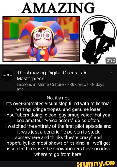The Amazing Digital Circus / Memes - TV Tropes